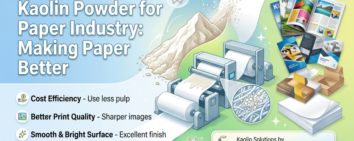 Kaolin Powder for Paper Industry