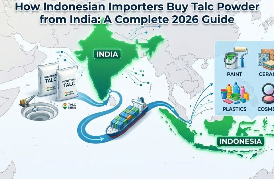 How Indonesian Importers Buy Talc Powder from India